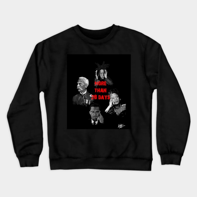 More than 28 Days Crewneck Sweatshirt by Art Of Lunatik